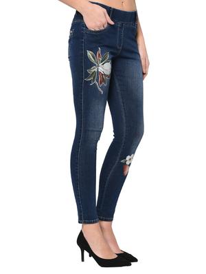 pocket detail embroidered jegging - 15947352 - Standard Image - 2