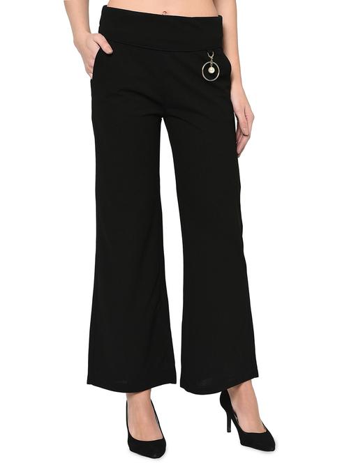 high rise wide leg trouser - 15947358 - Standard Image - 1