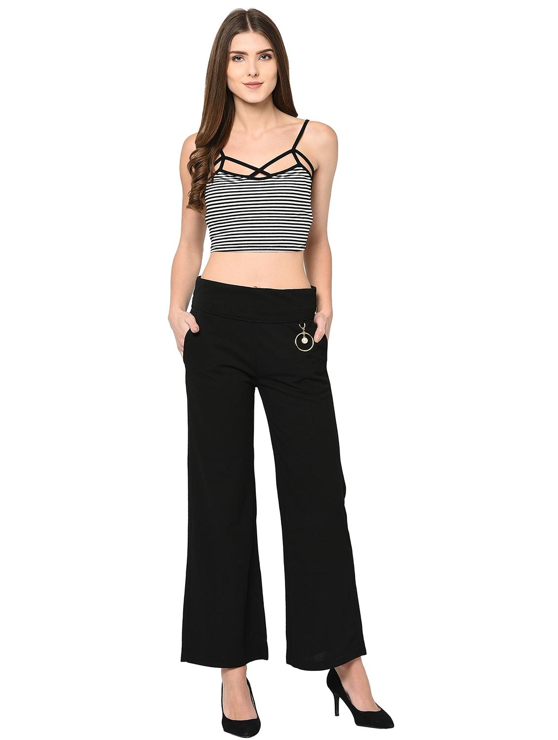 high rise wide leg trouser - 15947358 - Zoom Image - 4