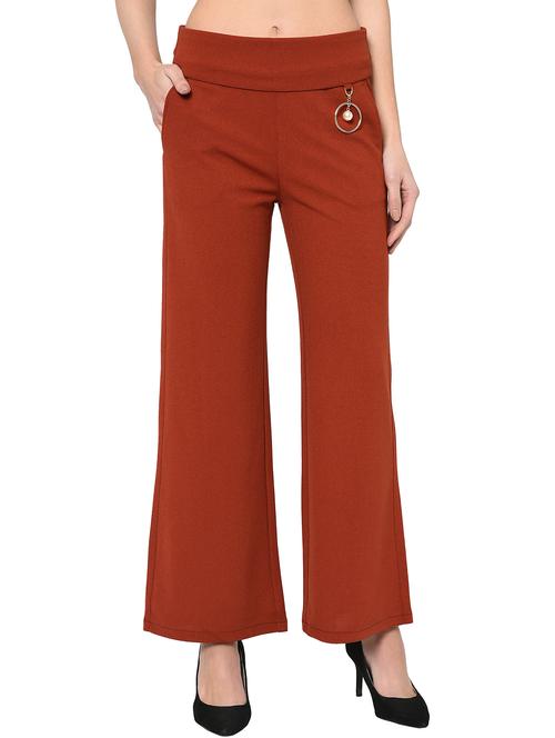 high rise wide leg trouser - 15947359 - Standard Image - 1