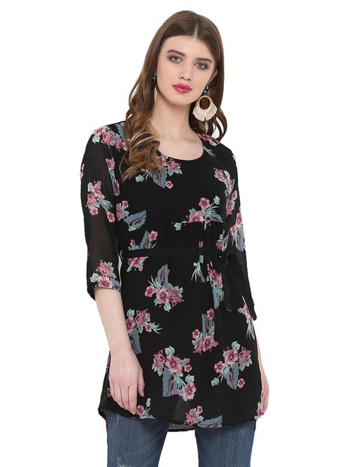 floraal straight kurti - 15947374 - Standard Image - 1