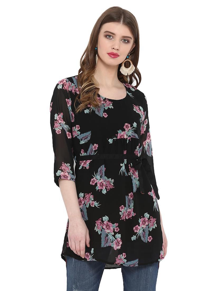 floraal straight kurti - 15947374 - Zoom Image - 1