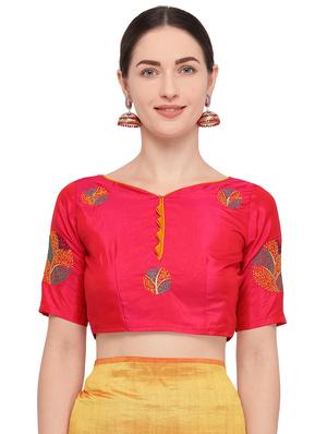 conversational mustard embroidered saree with blouse - 15947516 - Standard Image - 3