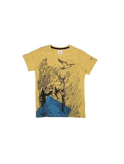 yellow cotton tshirt - 15948179 - Standard Image - 1