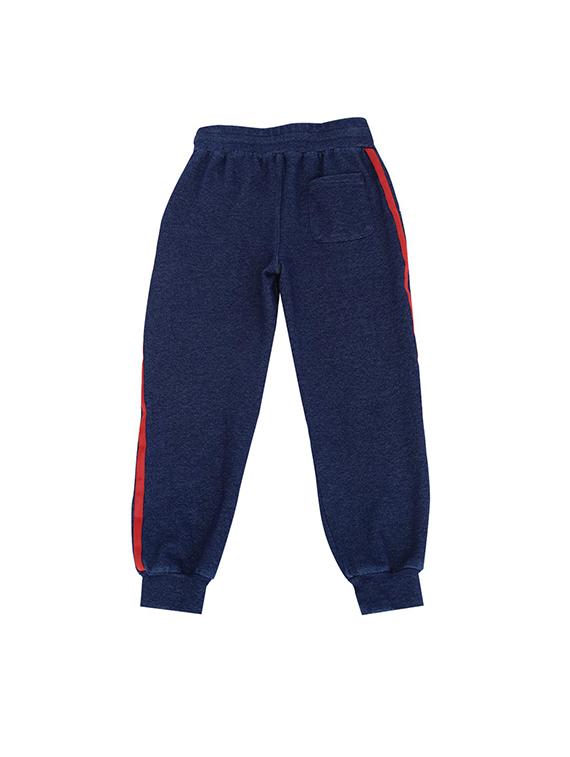 blue cotton blend jogger - 15948194 - Zoom Image - 2
