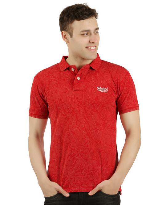 red all over print tshirt - 15948267 - Standard Image - 1