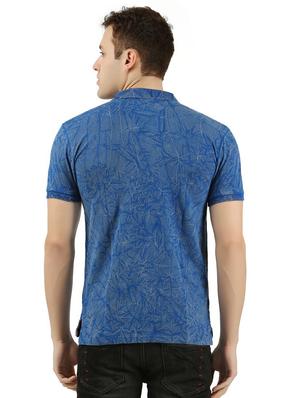 blue all over print tshirt - 15948268 - Standard Image - 3