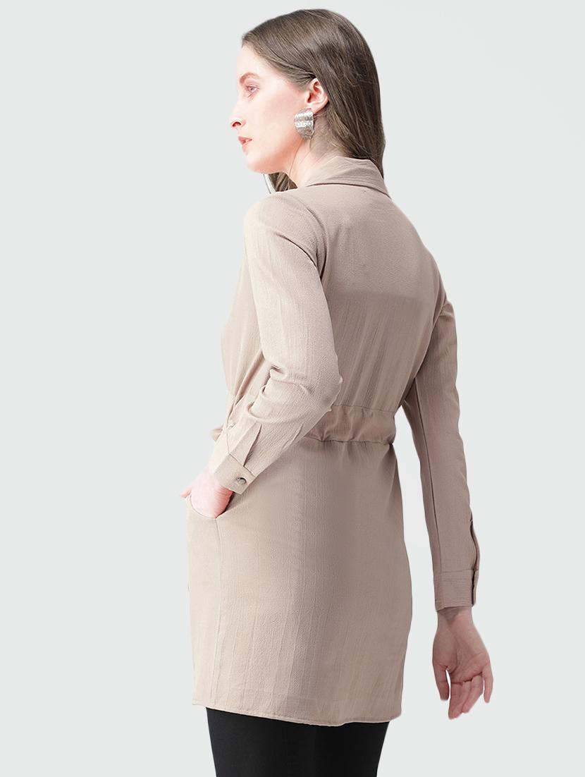 pearl embellished tie up waist shrug - 15948319 - Zoom Image - 3