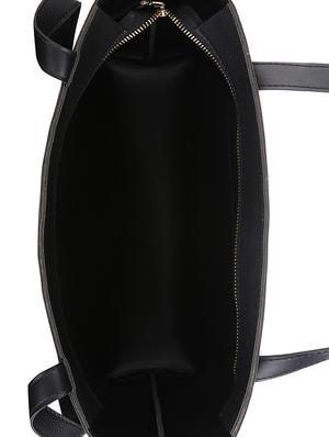 black leatherette (pu) regular tote - 15948363 - Standard Image - 3