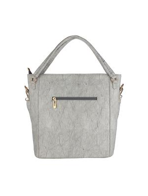grey leatherette (pu) regular handbag - 15948365 - Standard Image - 2