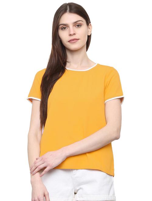 piping detail short sleeved tee - 15948419 - Very Small Image - 1