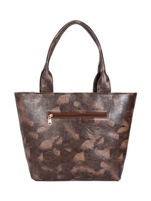 brown leatherette (pu) regular handbag - 15949028 - Standard Image - 2