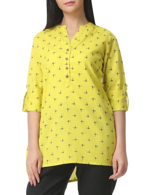 Straight printed kurti - 15949620 - Standard Image - 1