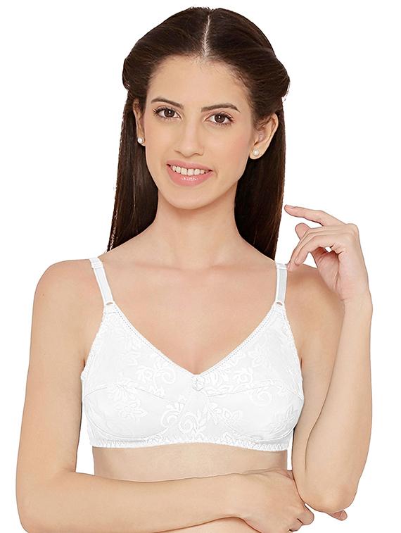bow patch floral bra - 15949718 - Zoom Image - 1