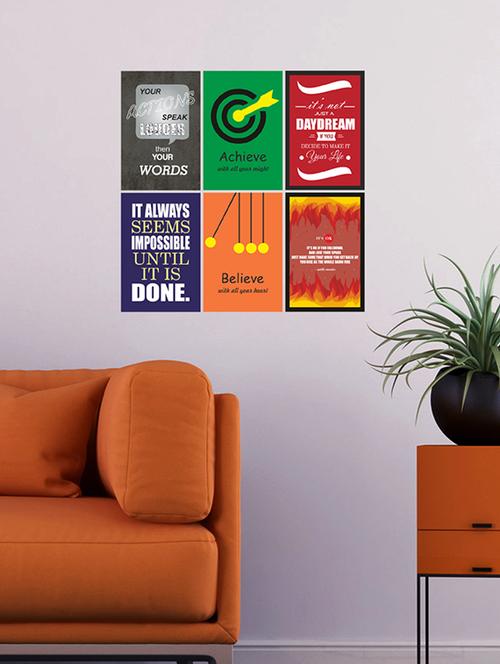 sehaz artworks quotes & motivation matte print posters for home - sza-1001-poster-set - 15949735 - Standard Image - 1