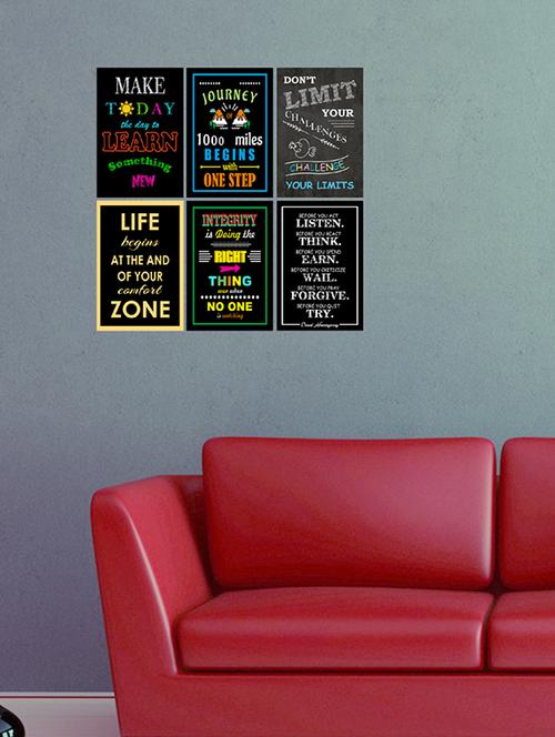sehaz artworks quotes & motivation matte print posters for home - sza-1004-poster-set - 15949738 - Standard Image - 1