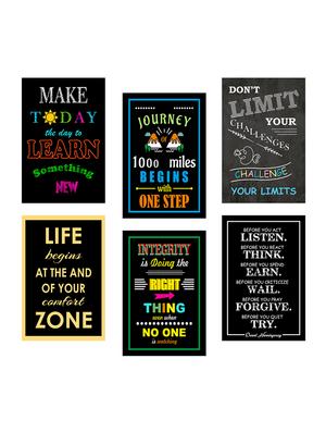 sehaz artworks quotes & motivation matte print posters for home - sza-1004-poster-set - 15949738 - Standard Image - 2