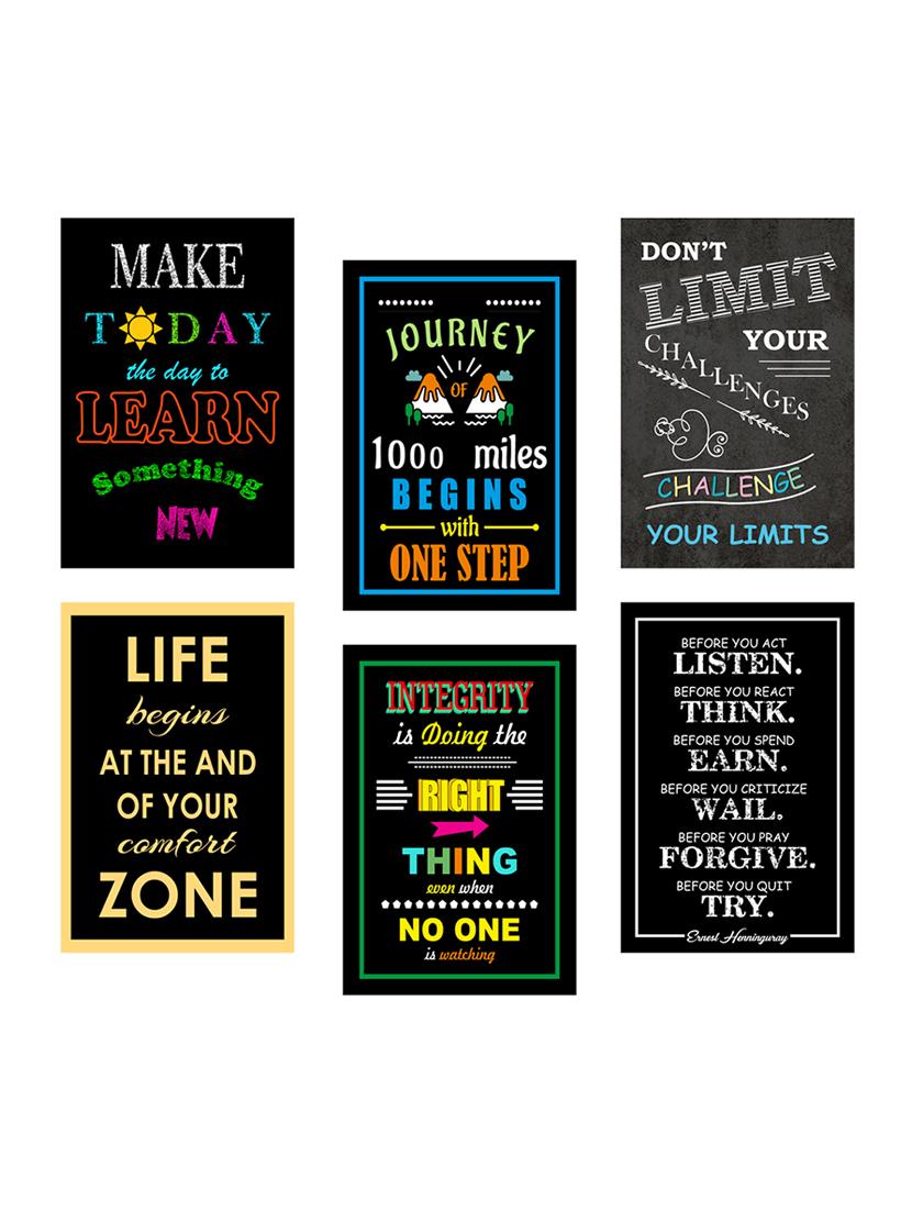 sehaz artworks quotes & motivation matte print posters for home - sza-1004-poster-set - 15949738 - Zoom Image - 2