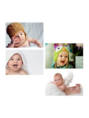 sehaz artworks cute baby poster for pregnant women (12x18, multicolour, set of 4) - sza-1027-poster-set - 15949761 - Standard Image - 2