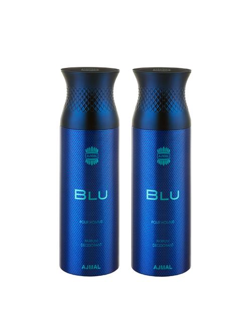 ajmal blu & blu deodorants for men pack of 2 - 15949770 - Standard Image - 1