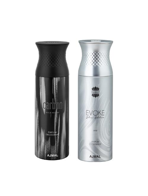 ajmal carbon & evoke silver him deodorants for men - 15949784 - Standard Image - 1