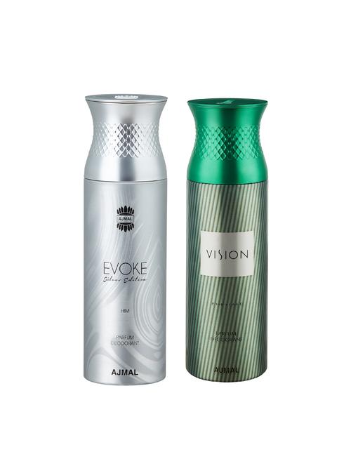 ajmal evokesilverhim & vision deodorants for men - 15949799 - Standard Image - 1