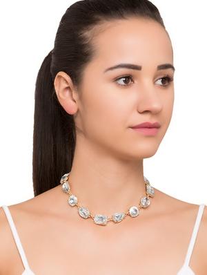 gold choker necklaces - 15949992 - Standard Image - 3