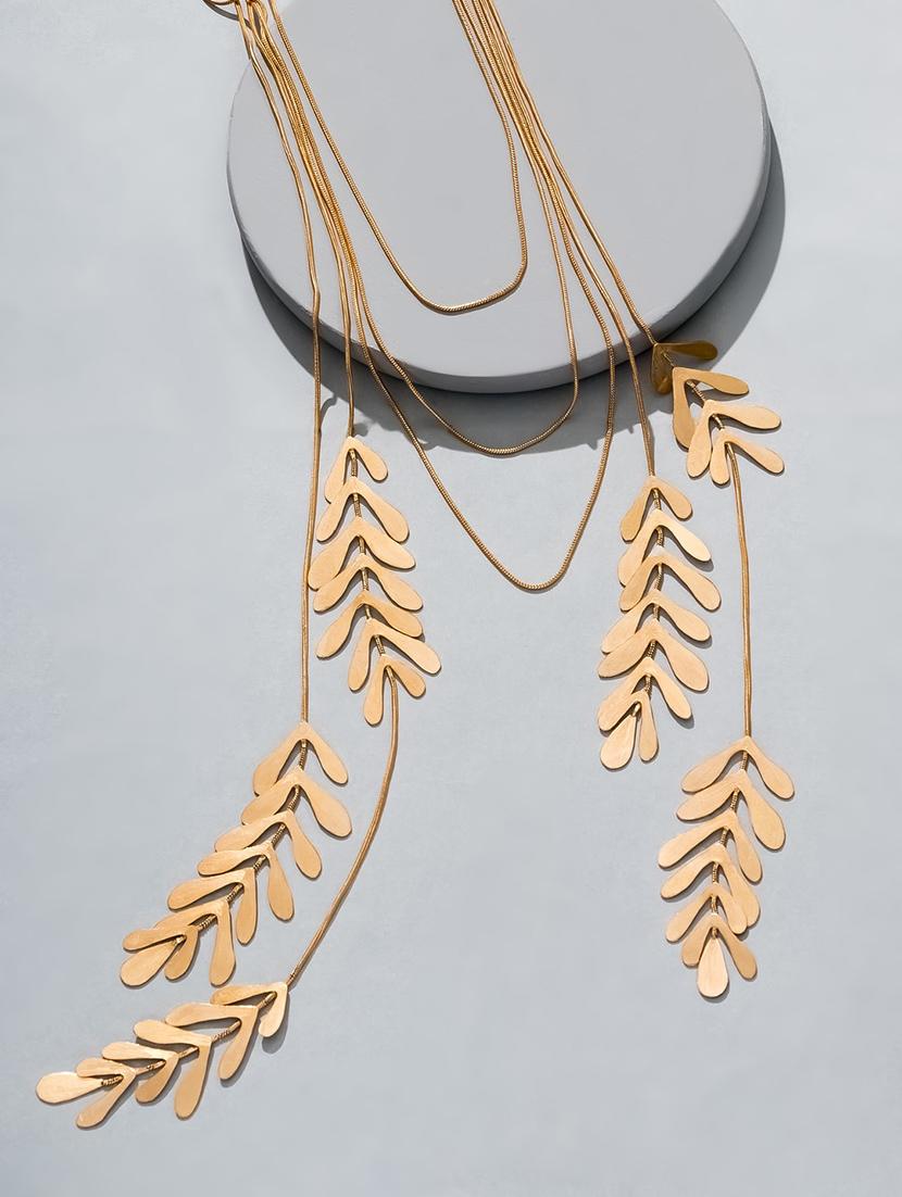 gold statement necklace - 15949999 - Zoom Image - 1