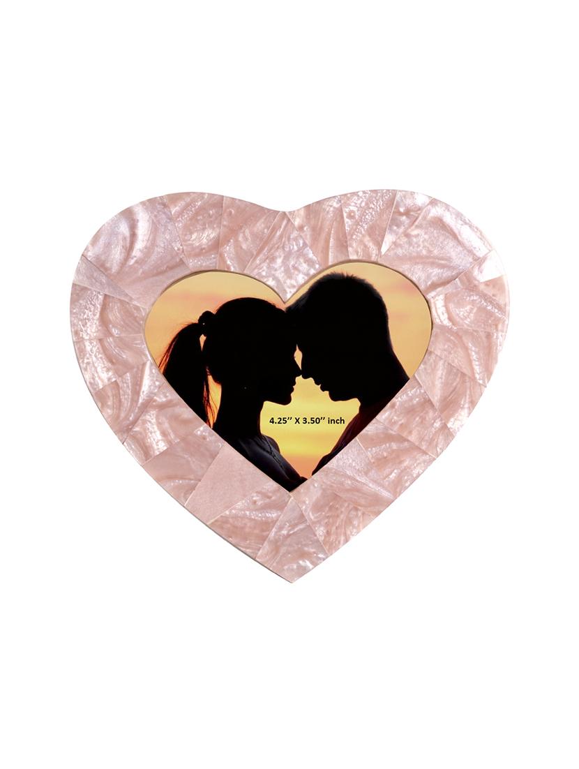 personalized love shaped photo frame by golden peacock - 15950003 - Zoom Image - 2