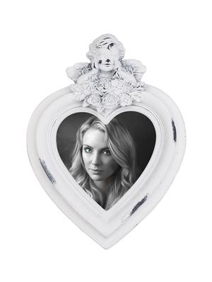 personalized heart shaped resin photo frame by golden peacock - 15950007 - Standard Image - 2
