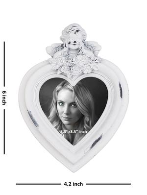 personalized heart shaped resin photo frame by golden peacock - 15950007 - Standard Image - 4