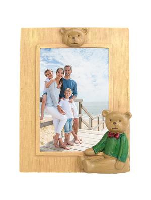 personalized rectangle shaped teddy table photo frame by golden peacock - 15950013 - Standard Image - 2