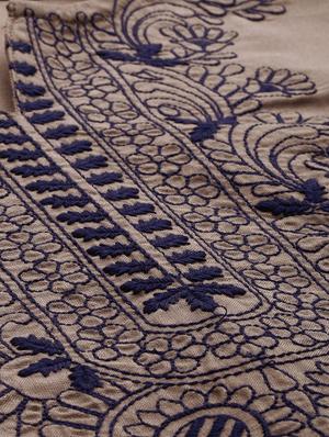 embroidered straight kurta - 15950022 - Standard Image - 4