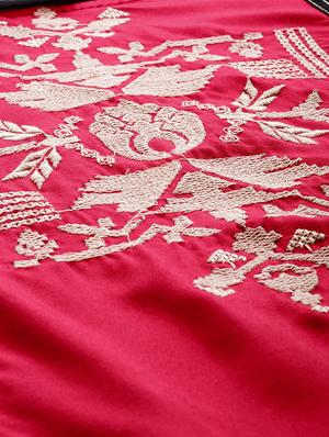 embroidered straight kurta - 15950025 - Standard Image - 4
