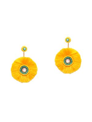 yellow drop earring - 15950100 - Standard Image - 2