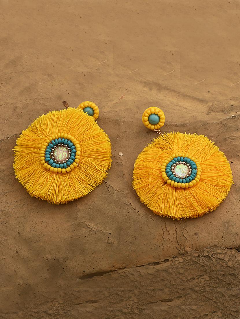 yellow drop earring - 15950100 - Zoom Image - 1