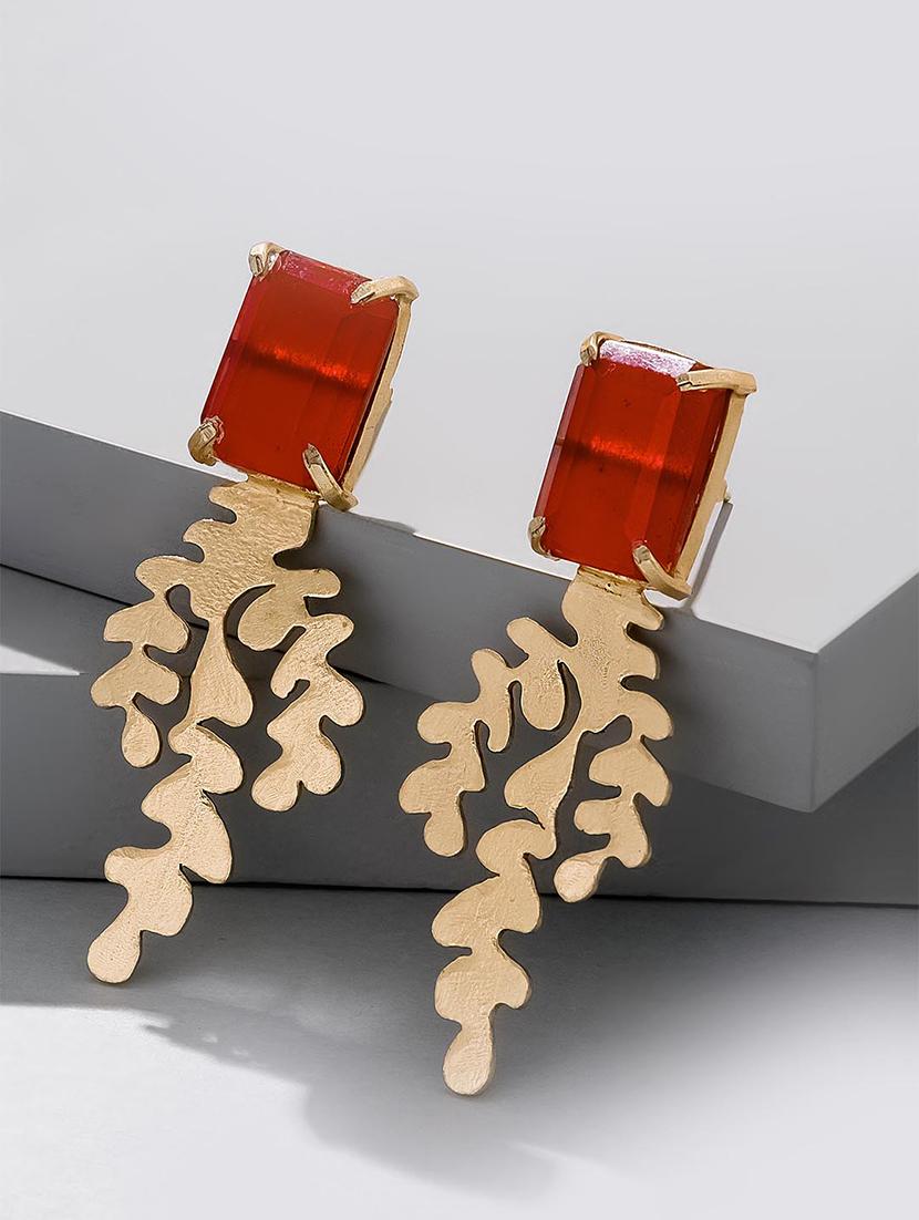 red drop earring - 15950104 - Zoom Image - 1