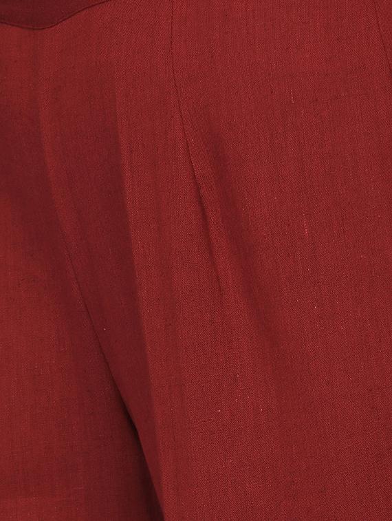 solid flared palazzo - 15950317 - Zoom Image - 5
