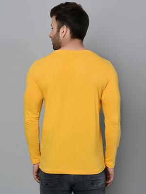 yellow cotton cut and sew t-shirt - 15950349 - Standard Image - 3