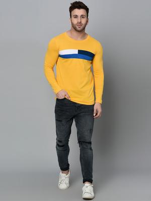 yellow cotton cut and sew t-shirt - 15950349 - Standard Image - 4