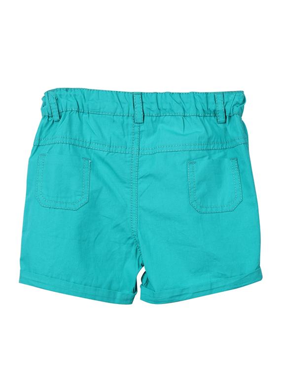 turn-up hem pocket patched shorts - 15950409 - Zoom Image - 2