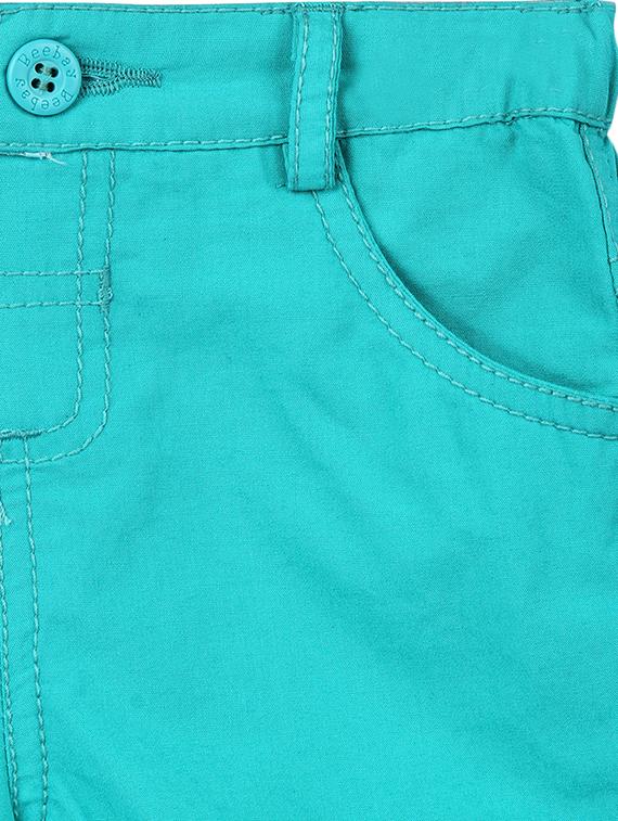 turn-up hem pocket patched shorts - 15950409 - Zoom Image - 3