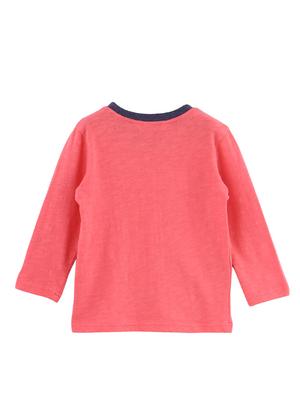round neck graphic print t-shirt - 15950411 - Standard Image - 2