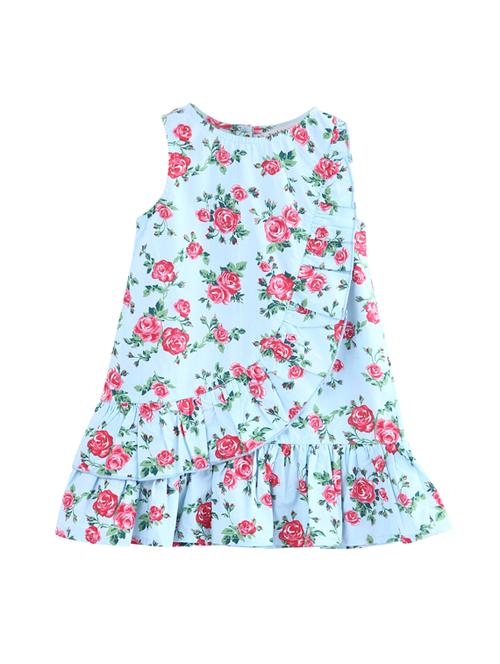 ruffle detailed floral frock - 15950429 - Standard Image - 1