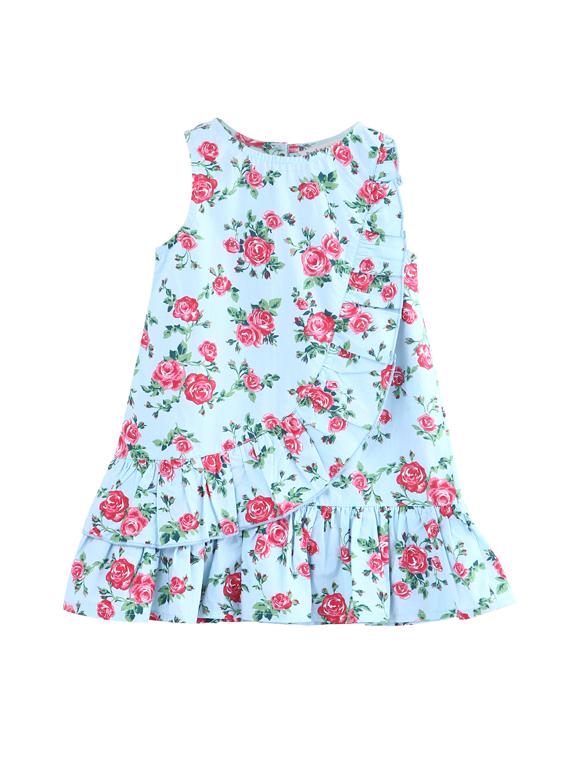 ruffle detailed floral frock - 15950429 - Zoom Image - 1
