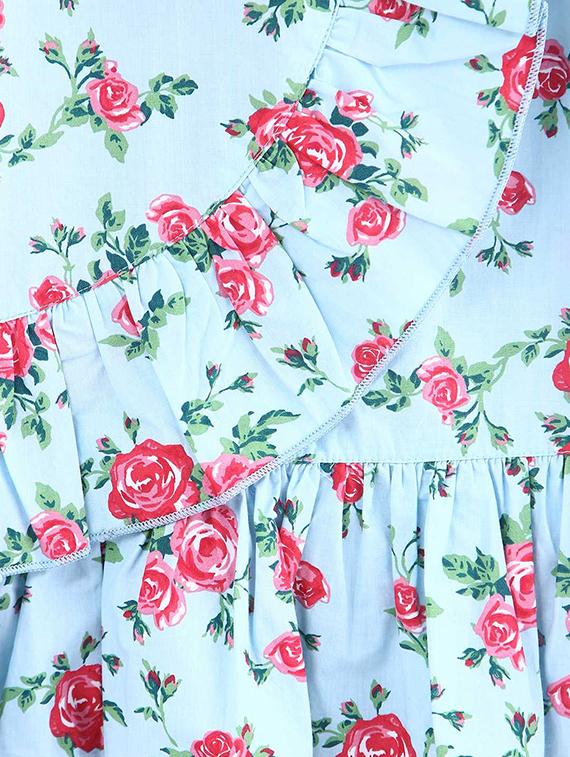 ruffle detailed floral frock - 15950429 - Zoom Image - 3