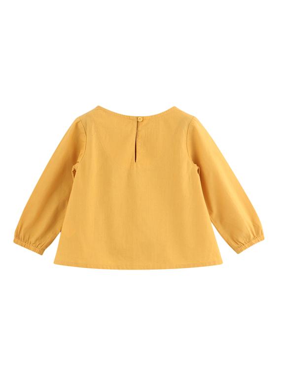 frill trim embroidered top - 15950508 - Zoom Image - 2