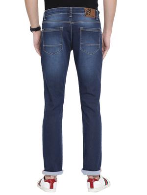 blue cotton slash knee jeans - 15950520 - Standard Image - 3