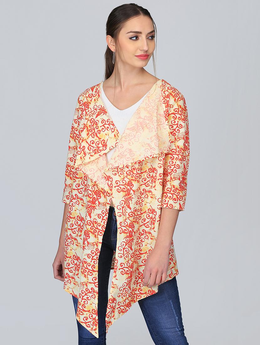 block print asymmetric shrug - 15950836 - Zoom Image - 1