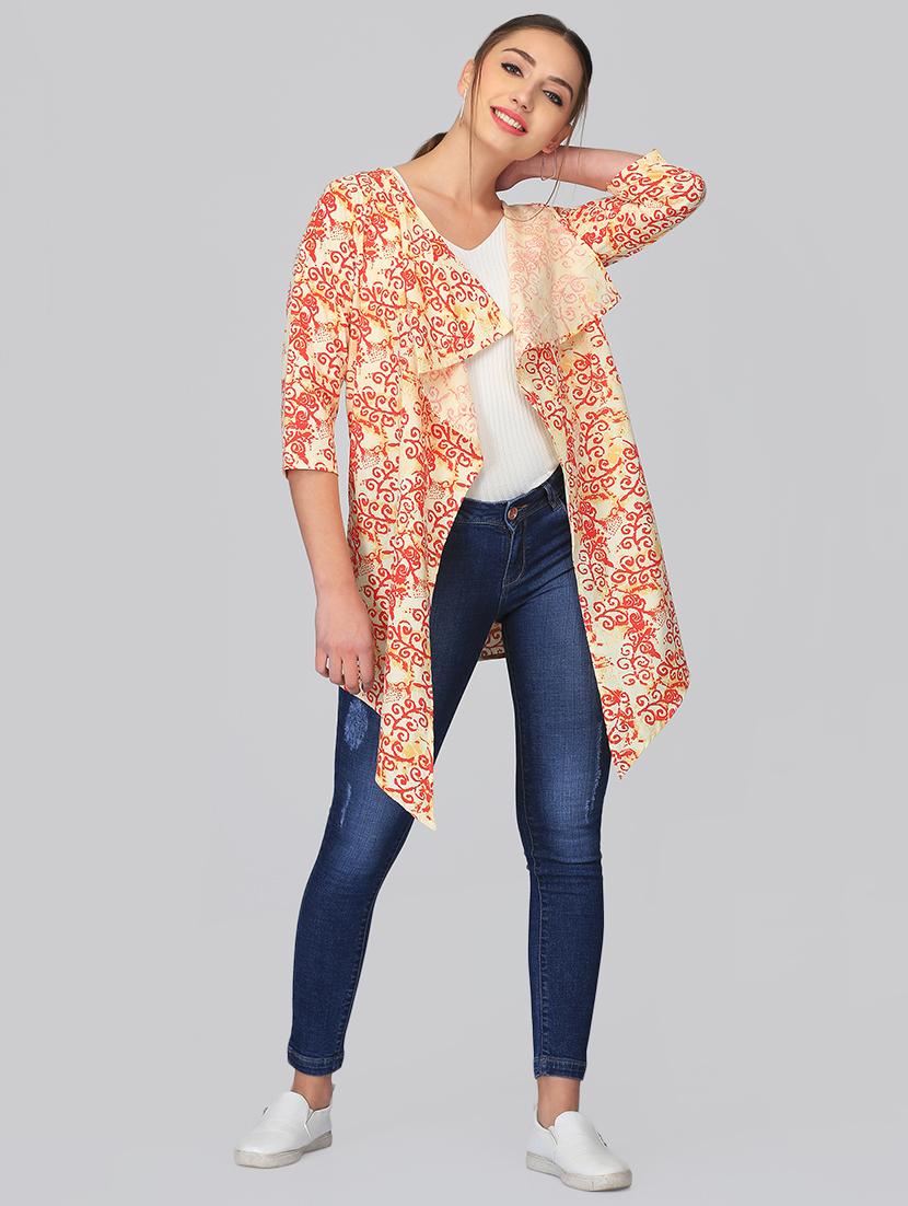 block print asymmetric shrug - 15950836 - Zoom Image - 4